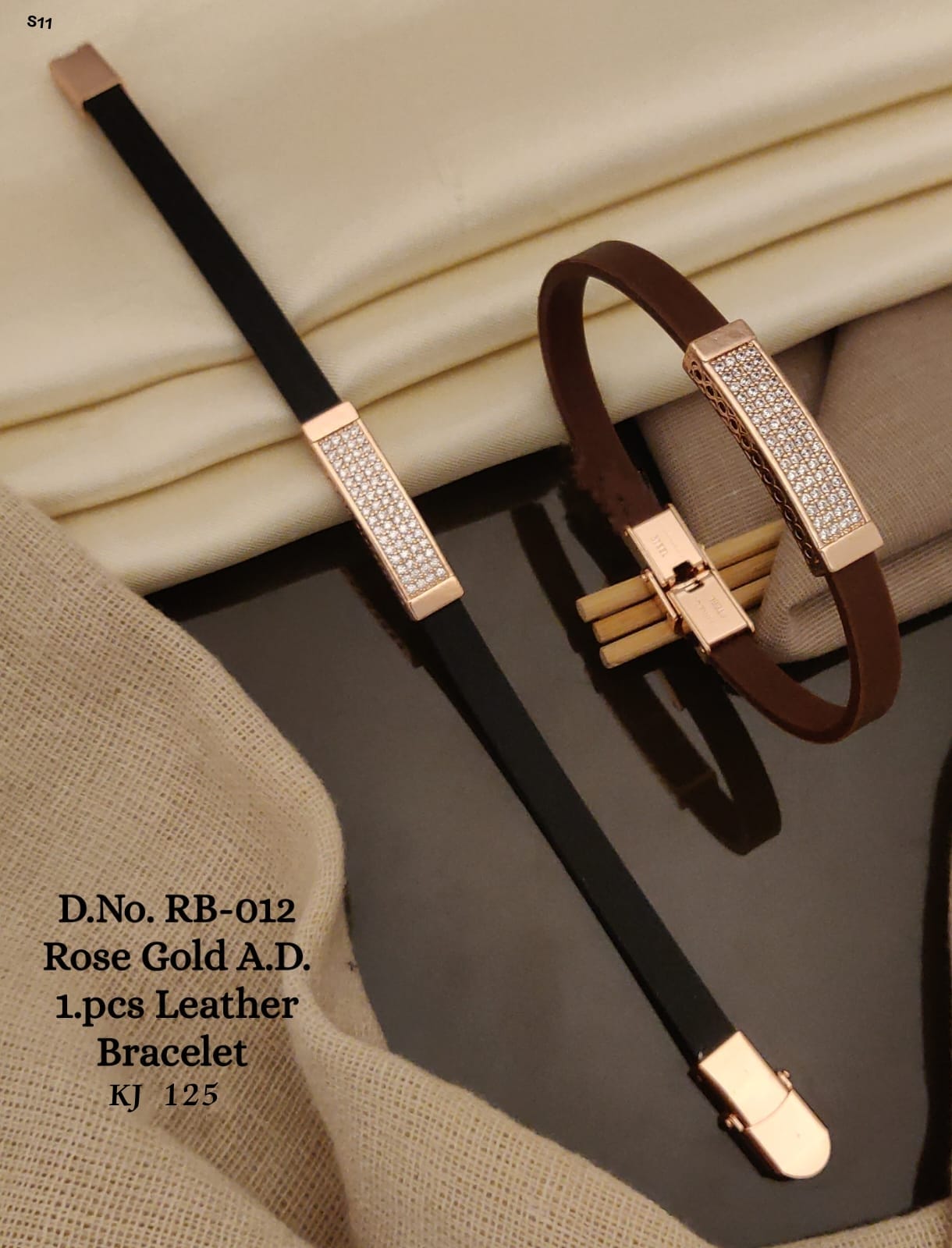 AD Leather Belt  Bracelet 